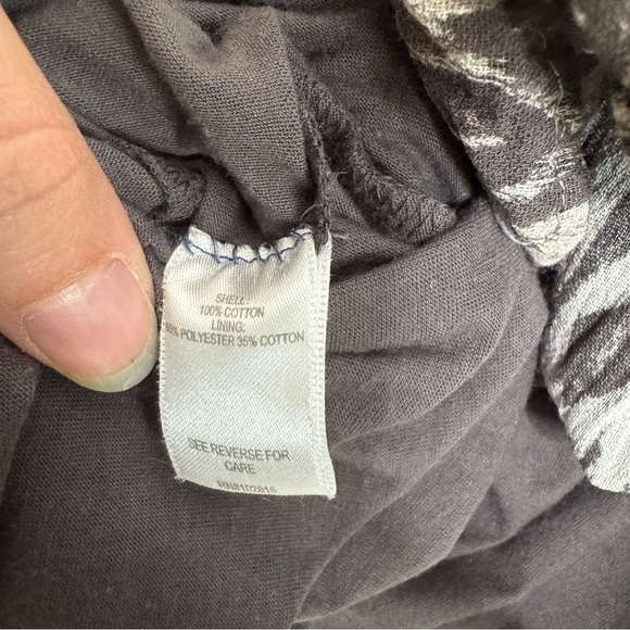 Garnet Hill printed belted Midi Dress medium - Picture 9 of 9